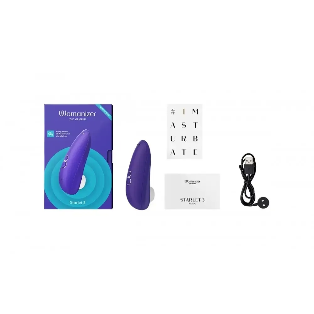 Вакуумный клиторальный стимулятор Womanizer Starlet 3 Indigo Sex Aura Киев - изображение 6