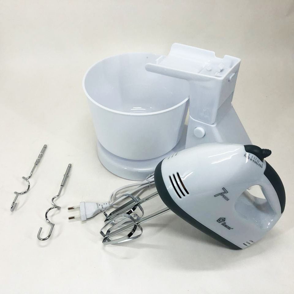 Бытовой миксер для кухни Domotec, Ручной миксер с металлической насадкой для хлебного теста HD-43 Киев - изображение 7