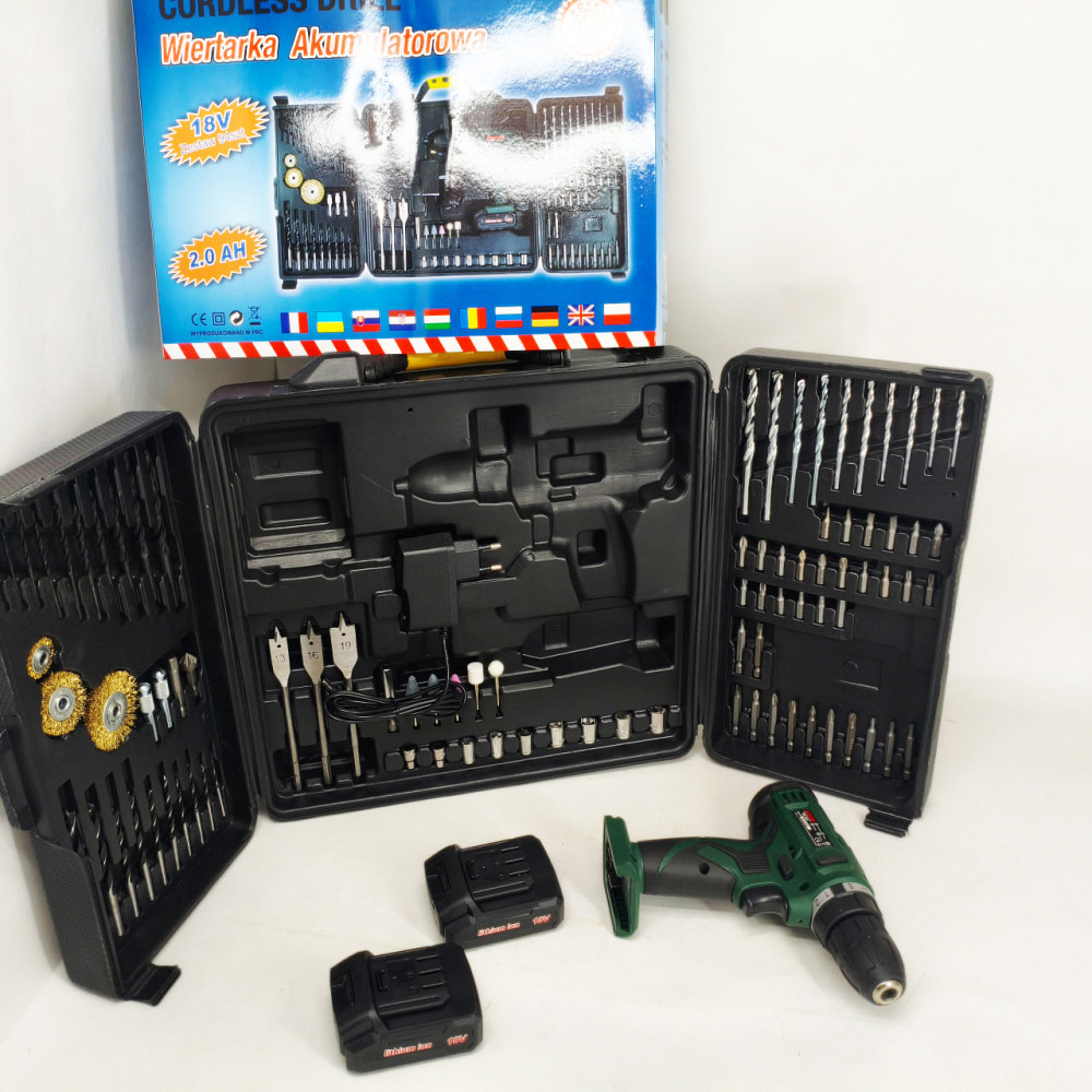 Мощный надежный аккумуляторный шуруповерт, Насадка-шуруповерт для дома, Компактный ударный шуруповерт BG-38 Львов - изображение 5