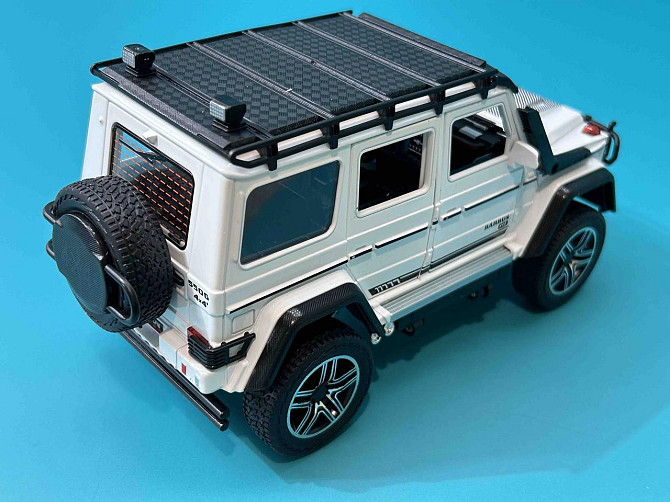 Машина Автосвіт gelendvagen g-class інерційна відчиняються двері капот багажник 22см Біла (AP-2023) Чернігів - фото 2