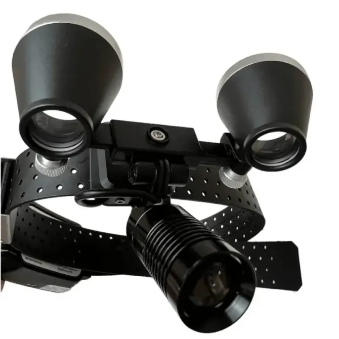 Налобный осветитель Wellman M20 с бинокуляром Днепр - изображение 3