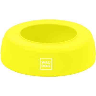 Посуда для собак WAUDOG Silicone Миска-непроливайка 1 л желтая (50798) Винница