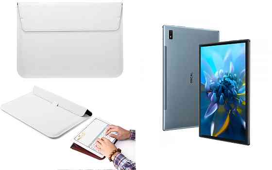 Чехол-конверт VitoCase для Blackview OSCAL PAD 8 LTE, с функцией подставки для планшета Белый Киев