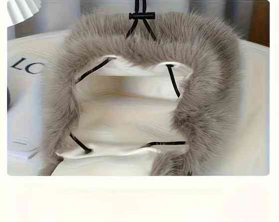 Рюкзак зі штучного хутра Капучіно Смела