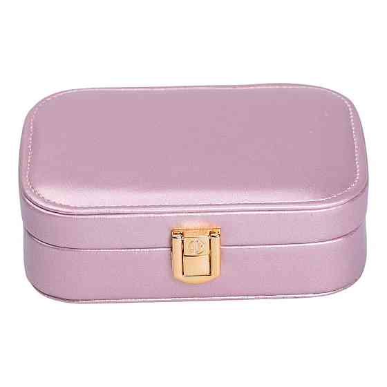 Скринька для прикрас з еко шкіри 15×10×5 см із дзеркалом органайзер для ювелірних виробів HP-5-33P Київ