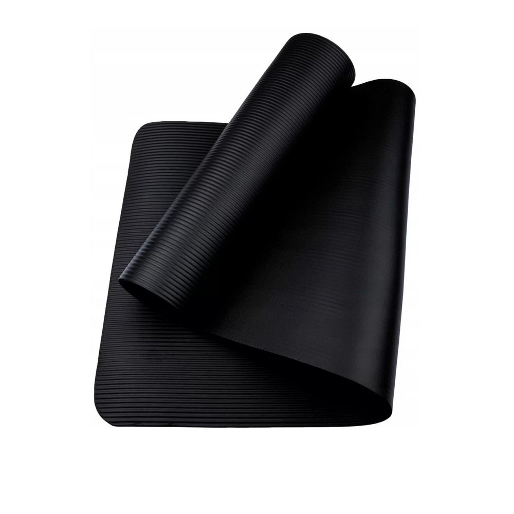 Килимок для йоги та фітнесу Power System PS-4017 NBR Fitness Yoga Mat Plus Black (180х61х1) Луцьк - фото 4
