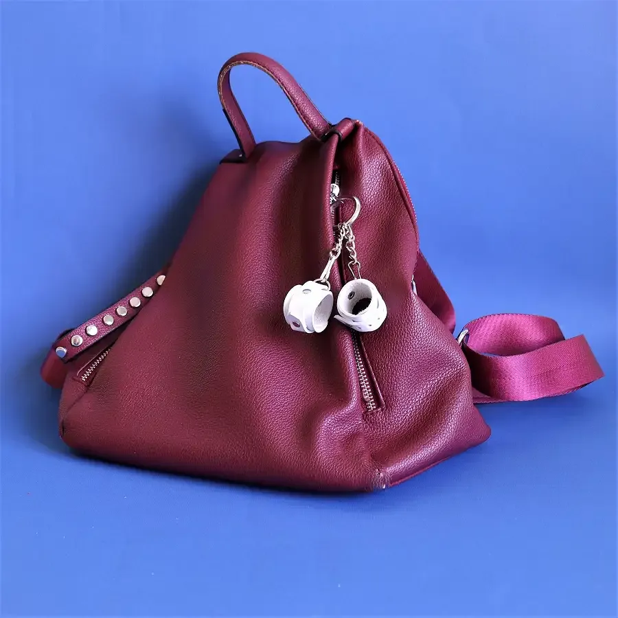 Брелок Наручники Білий Львів - фото 3