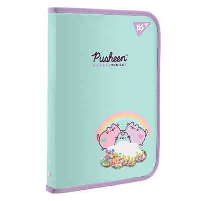 Папка для тетрадей Yes Pusheen FC с внутренним карманом (491559) Винница