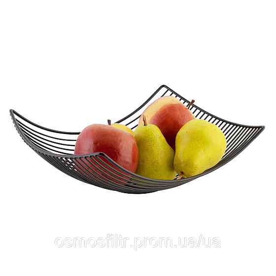 Корзина для фруктов Axentia чёрный 31x10x23 см 460 г (132766) Киев
