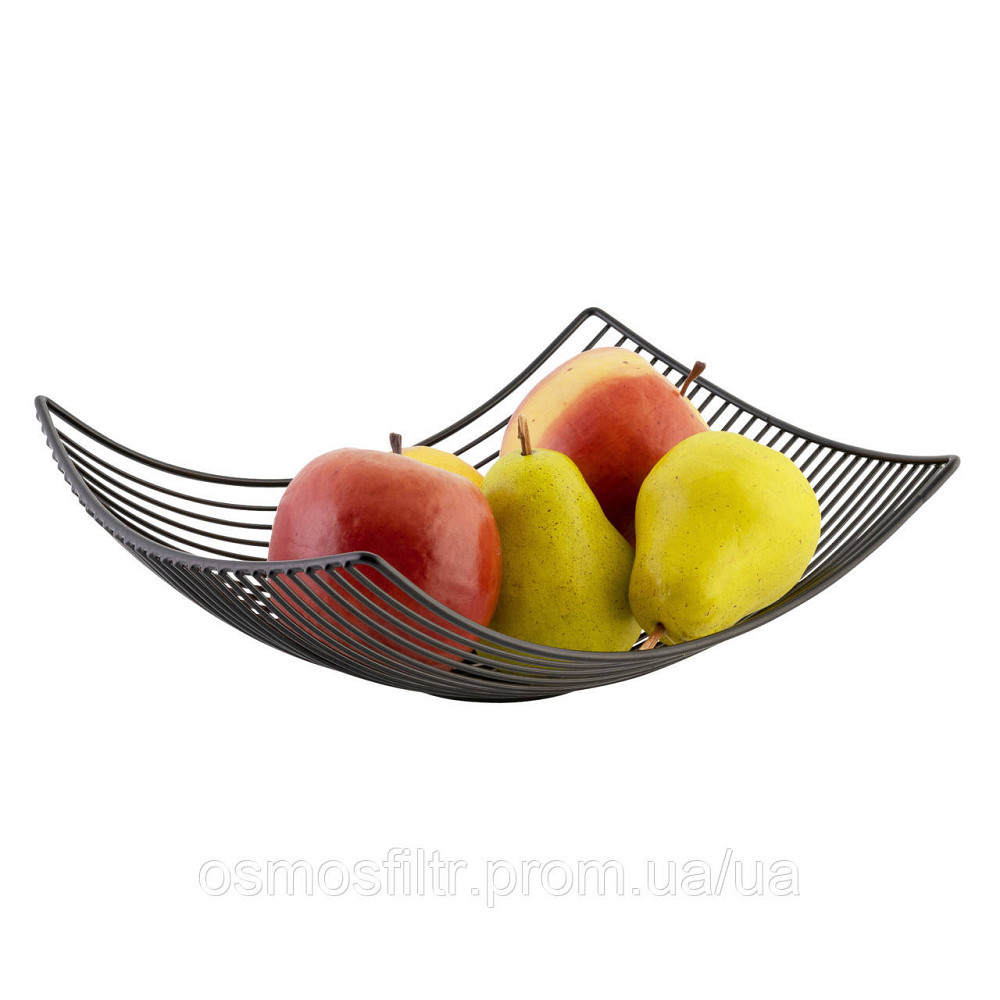 Кошик для фруктів Axentia чорний 31x10x23 см 460 г (132766) Київ - фото 1