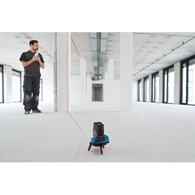 Лазерный нивелир Bosch Professional GCL2-50C+RM2 до 20м, ±0.3мм/м, 4AAx1.5В, IP54, чехол (0.601.066.G00) Винница - изображение 2