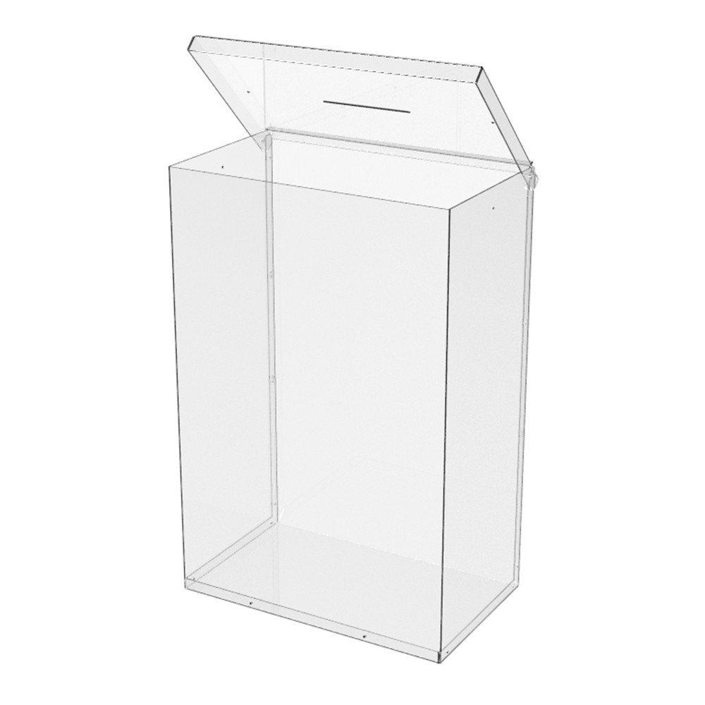 Ящик EKOSTAR без замка для пожертвований и сбора денег 330x200x500. Объем 33 литр Киев - изображение 4