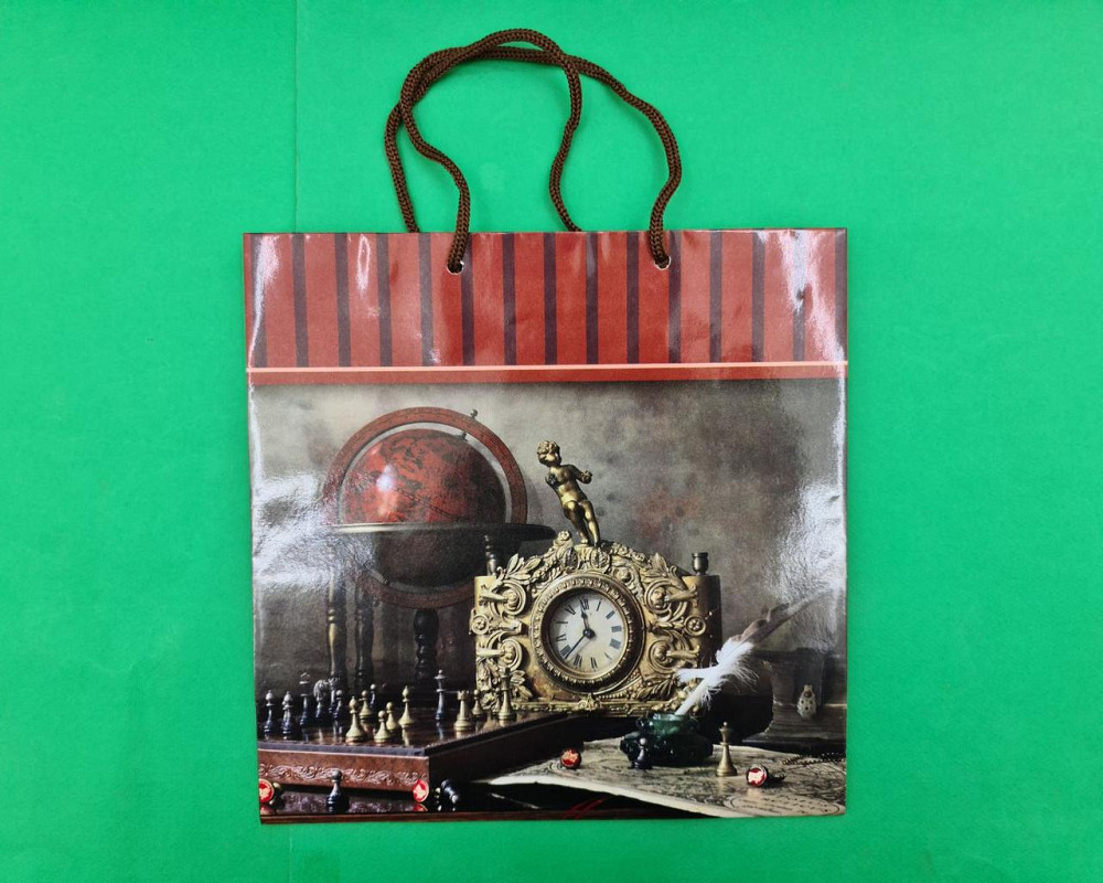 Пакет паперовий подарунковий квадратний 23*24*10 (артKV-171) (12 шт.) Харків - фото 4