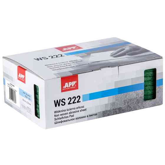 Волокно абразивне APP (скотч-брайт), крупноабразивне (P240-280), зелений, 150x230мм, пачка-10шт, 06Z200 Киев