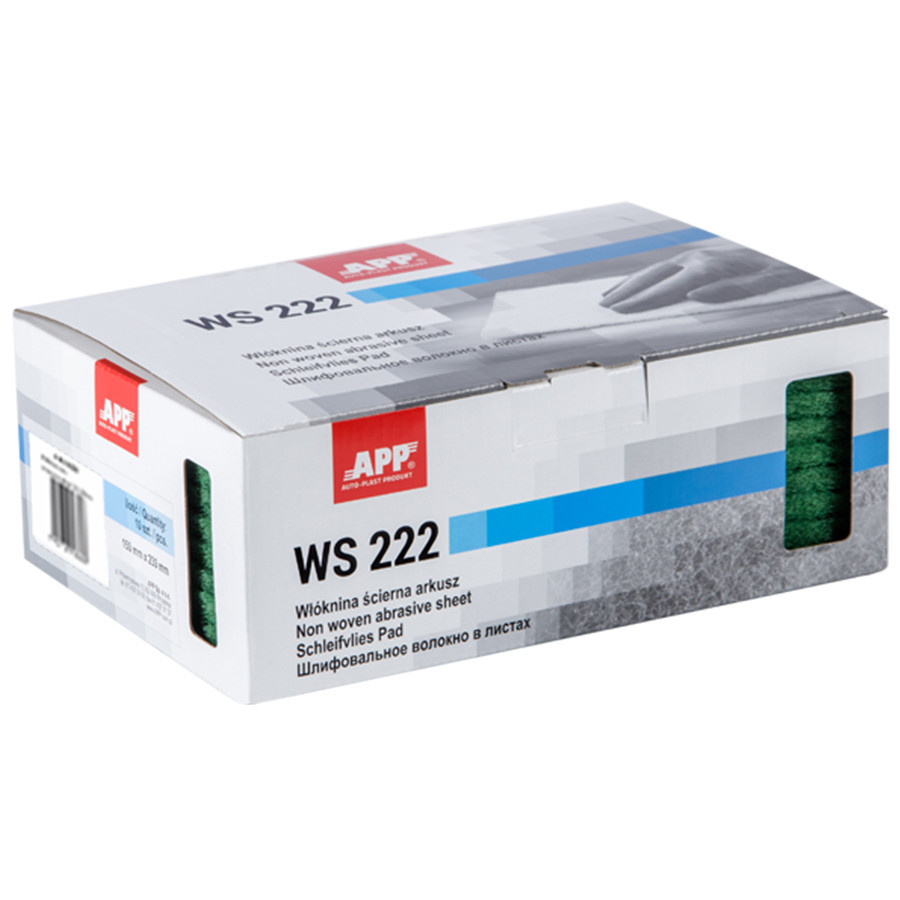 Волокно абразивне APP (скотч-брайт), крупноабразивне (P240-280), зелений, 150x230мм, пачка-10шт, 06Z200 Киев - изображение 1