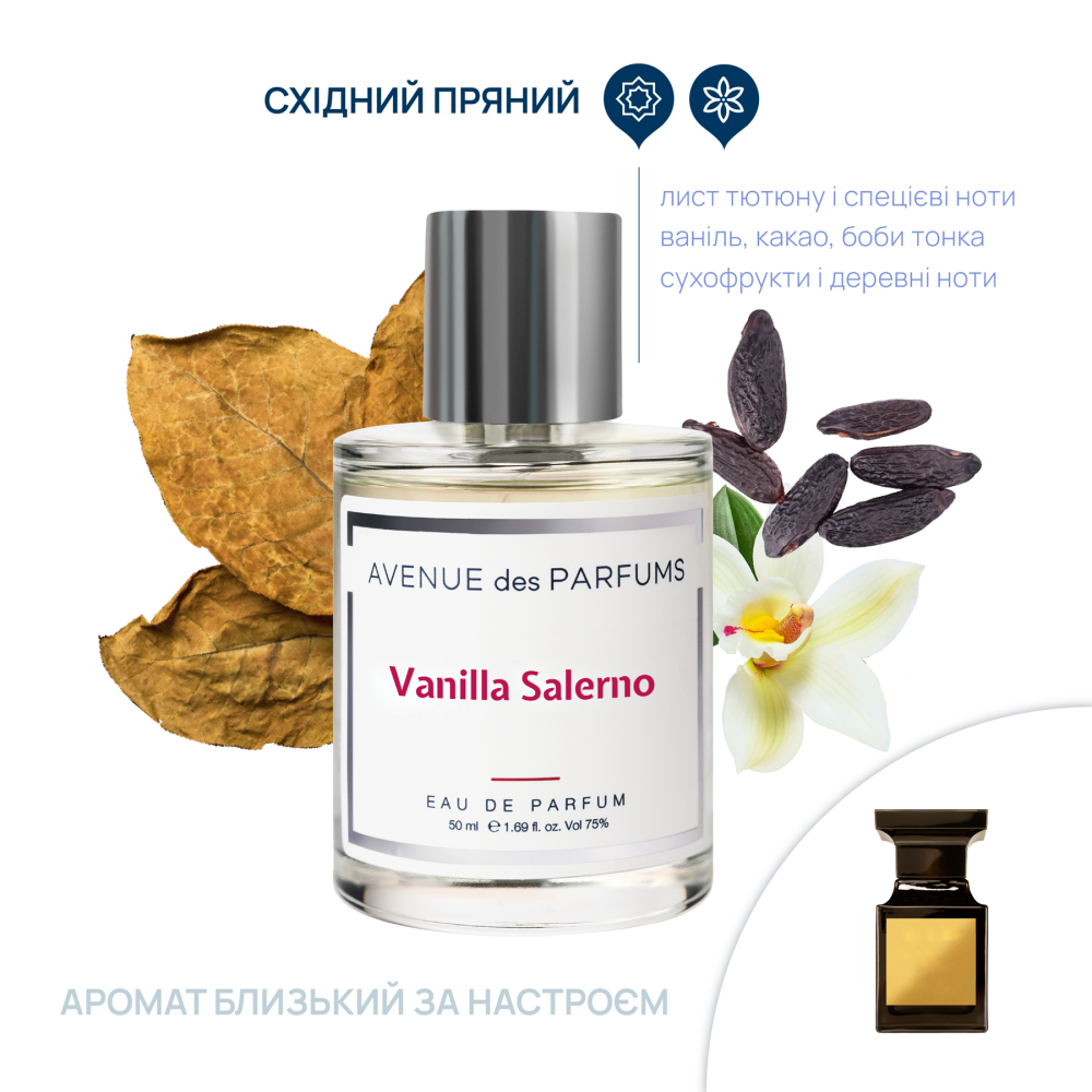 Парфумована вода Vanilla Salerno Avenue des Parfums 50 мл Київ - фото 2