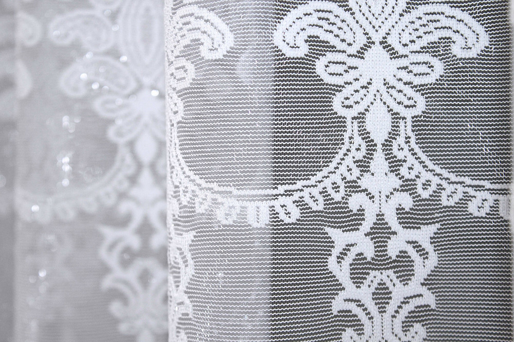 Тюль жаккард 