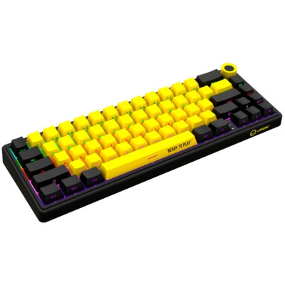 Клавіатура Lorgar KBP70MW Pro RGB Wireless/Bluetooth/USB UA Black/yellow (LRG-KBP70MW-YL-US) Вінниця - фото 10