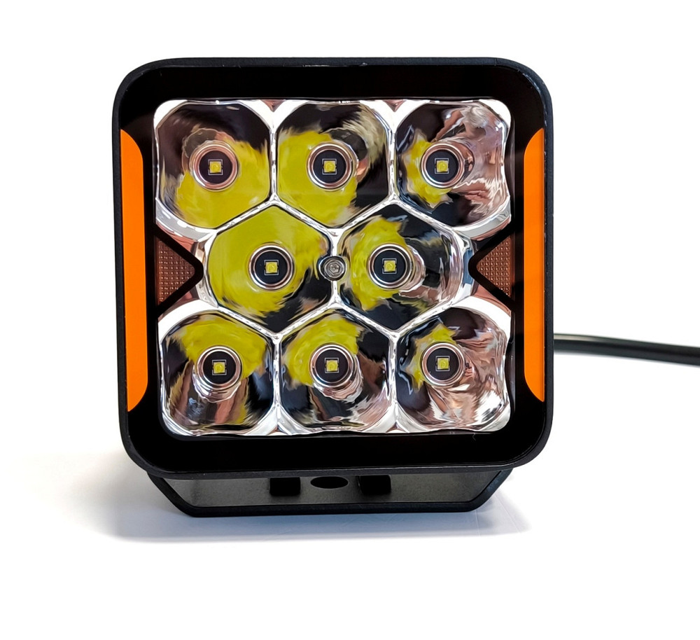 Світлодіодна фара StarLight SL-W0240S квадратна, дальнє світло WHITE + DRL 40W 4800Lm 5700K 12/24V Харків - фото 11