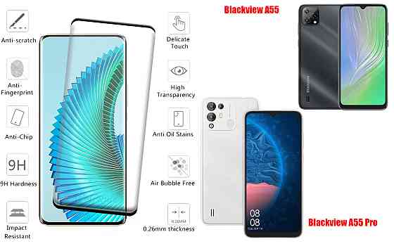 Захисне скло HyperGlass Pro для Blackview A55, A55 Pro – максимальна чутливість та захист Київ