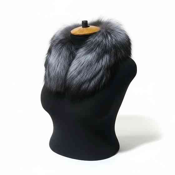 Комір жіночій з чорнобурки на підкладці довжина 55см Харків