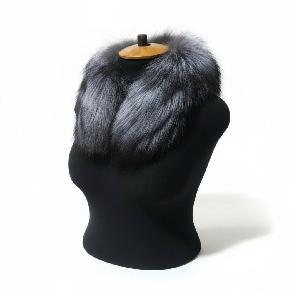 Воротник меховой женский из чернобурки длина 55см Харьков - изображение 2