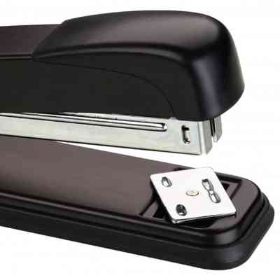 Степлер Comix металевий, 25 аркушів, скобы №24, 26, чорний (STAP-COM-B3083-B) Вінниця