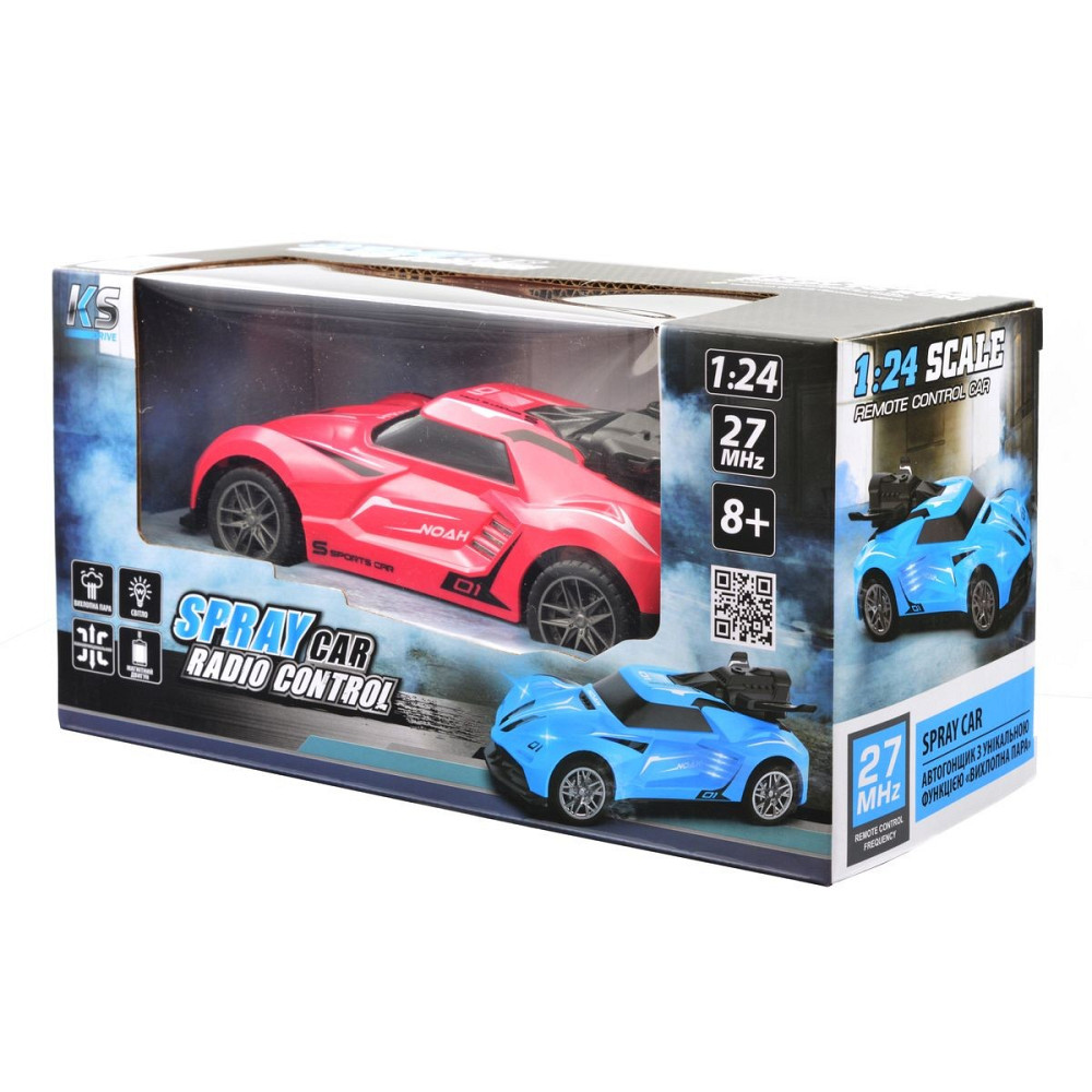 Автомобіль Spray Car на р/к – Sport (рожевий, 1:24, туман) Дніпро - фото 12