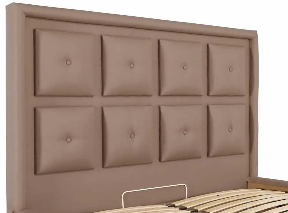 Ліжко Двоспальне Windsor Comfort 180 х 200 см Fly 2213 З підйомним механізмом та нішою для білизни Світло-коричневий Дніпро - фото 20