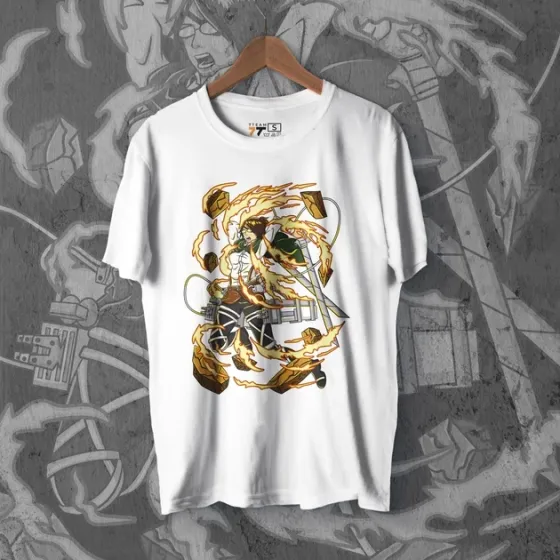 Футболка для подростка мальчика с принтом Атака титанов Ханджи Зоє WE Размер 160 Anime10897 Днепр