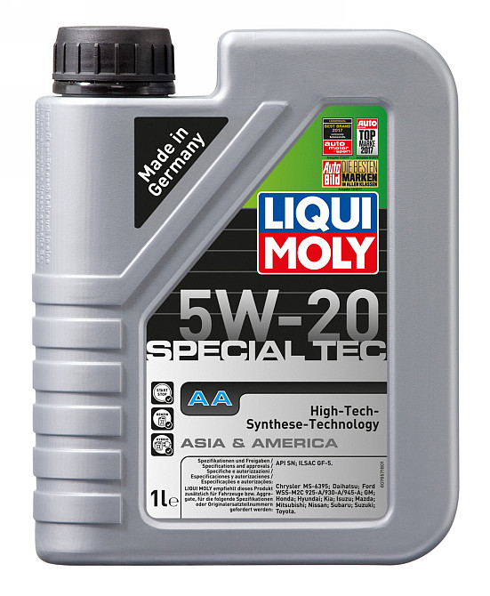 LIQUI MOLY 20792 Special Tec AA 5W-20 — HC-синтетична моторна олива | Максимальний захист бензинових двигунів азіатських та америк Ковель - фото 1