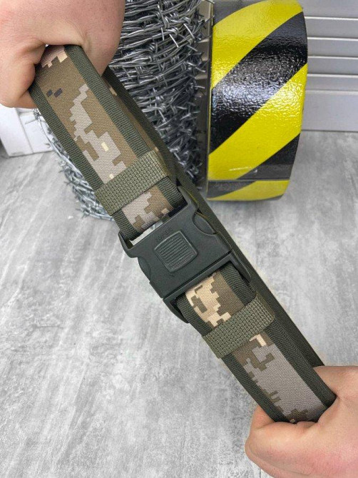 Чорний поясний ремінь розвантажувальний із фастексом,4-0!+ Одеса - фото 8