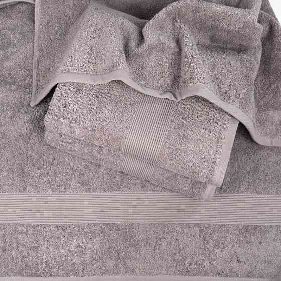 Набор махровых полотенец c Бордюром 3шт GM Textile 40х70см, 50х90см, 70х140см 400г/м2 (Кофейный) Сумы