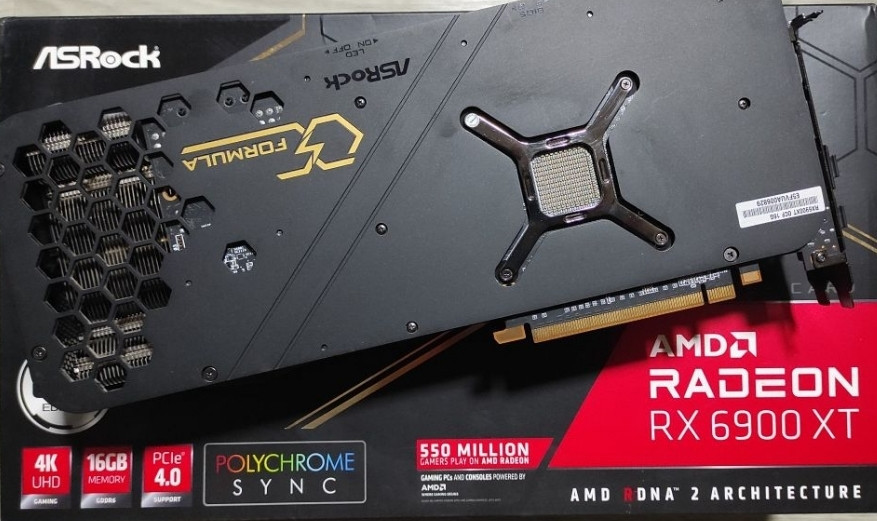 Состояние НОВОЙ! ASRock Radeon RX 6900 XT OC Formula 16GB. Харків - фото 4