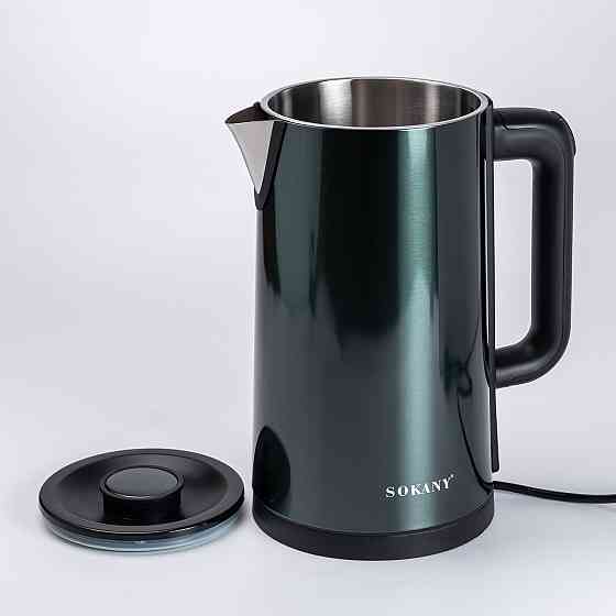 Sokany Електрочайник Sokany SK-09018 3 літри Зелений Коломыя