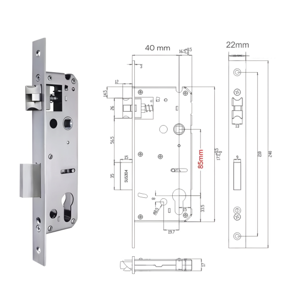 Корпус замка PES 4085 Київ