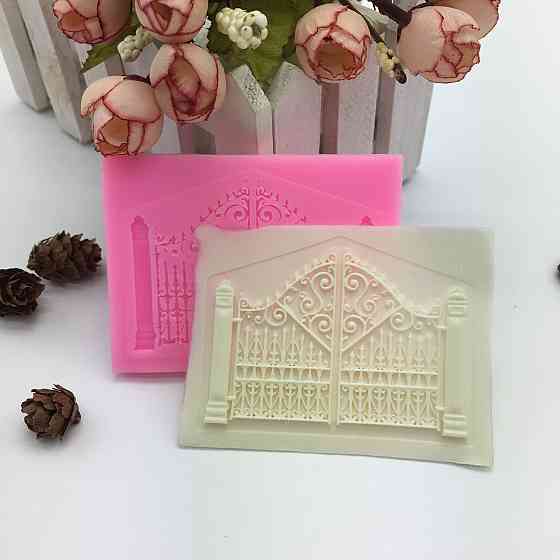 Молд силиконовый Ворота 60 на 80 мм розовый Киев