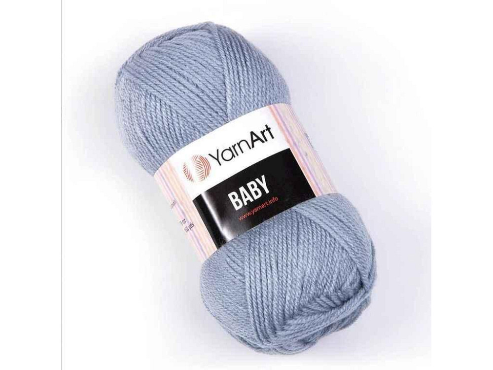 Пряжа Baby сірий 100% акрил 150м 50г 5шт/уп 3072 ТМ YarnArt Київ - фото 1