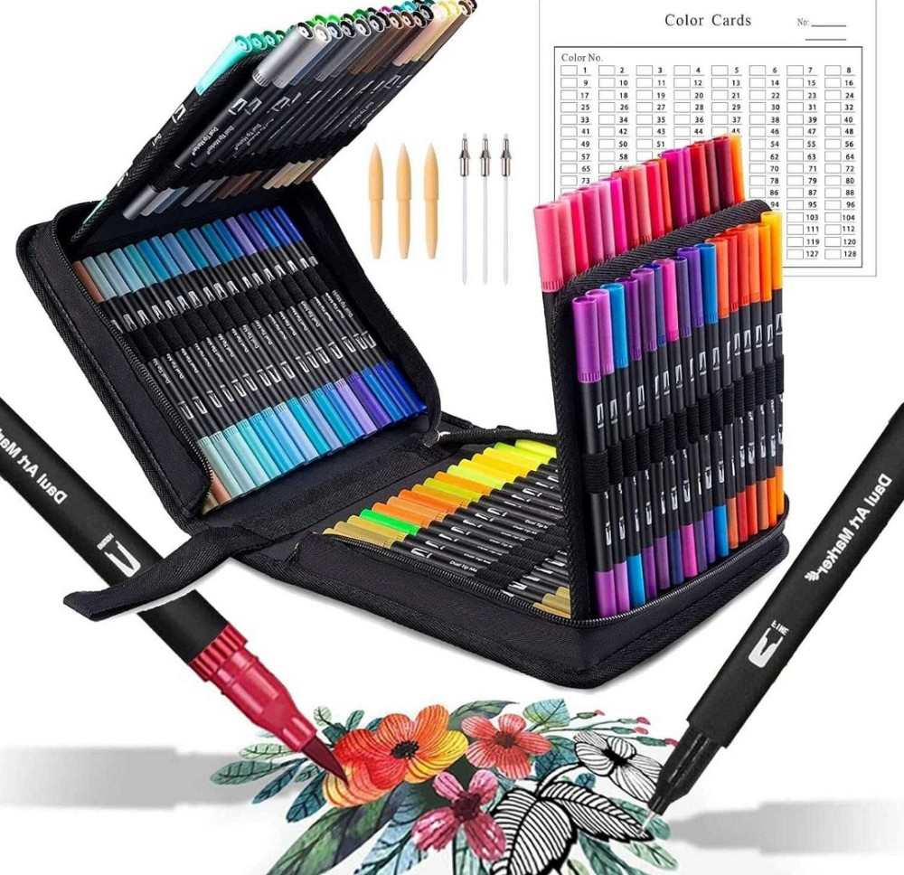 Бездоганні Акварельні скетч маркери двосторонні для дітей фломастери. Харків - фото 7