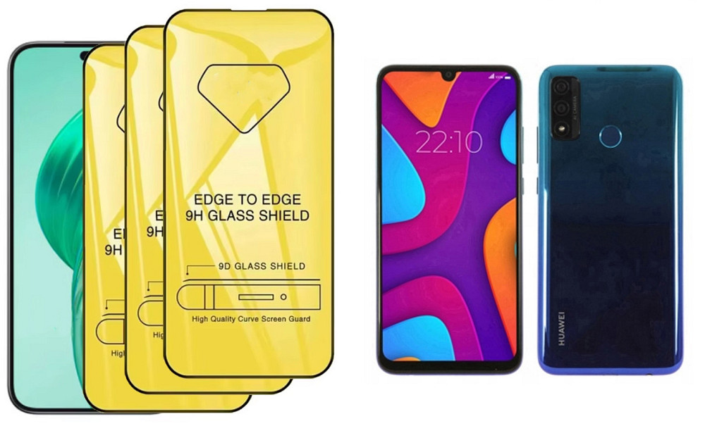 Захисне скло DefenzoGlass для Huawei P Smart 2020 – подвійна міцність Київ - фото 1