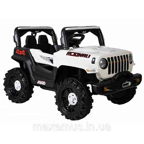 Детский электромобиль на аккумуляторе QD-V80 электромашина для детей с пультом управления Серая Мостиська