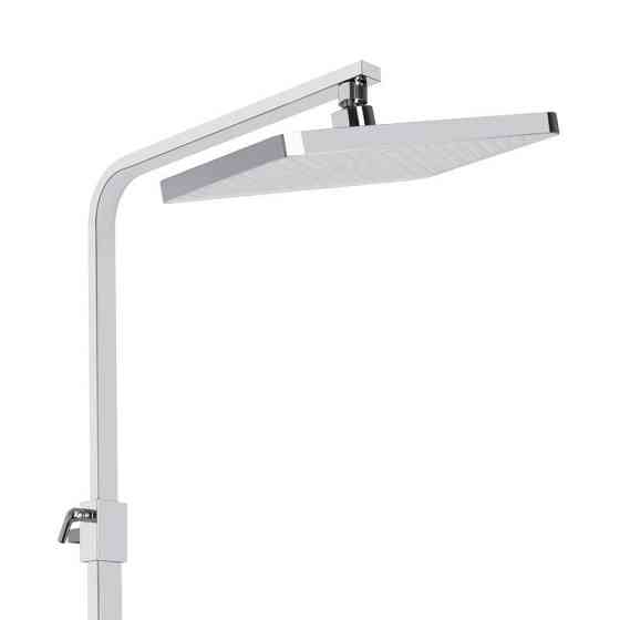 Душевая система из латуни Qtap Swan Cascada на три потребителя (с изливом) QTSWA111CRW45570 Chrome/White Харьков