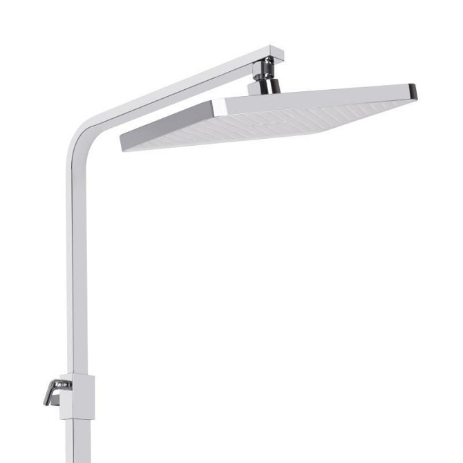 Душевая система из латуни Qtap Swan Cascada на три потребителя (с изливом) QTSWA111CRW45570 Chrome/White Харьков - изображение 6