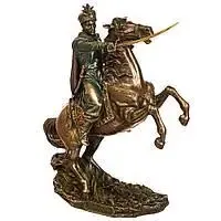 УЦЕНКА слом шпаги Статуэтка Veronese Гетьман на коне 22х20 см полистоун с бронзовым покрытием 02440A4 Киев