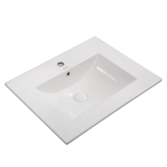 Раковина меблева Mixxus Premium CUBIC-1501 610х460х170mm з отвором під змішувач та переливом  ( MP6495 ) 28287 Харків
