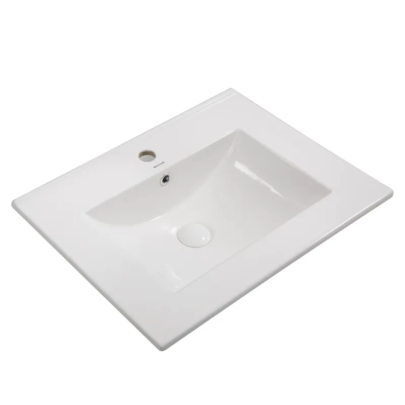 Раковина меблева Mixxus Premium CUBIC-1501 610х460х170mm з отвором під змішувач та переливом  ( MP6495 ) 28287 Харків - фото 1