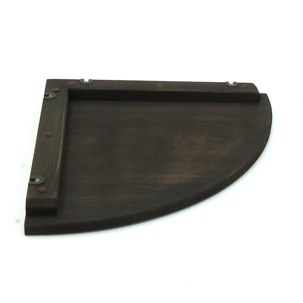 Угловая настенная полка 