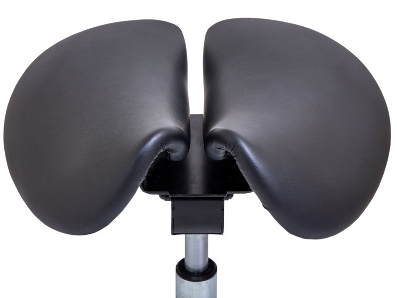 Стул-седло для мастера 4008, раздельное сиденье, 2 регулировки Черный Киев - изображение 4