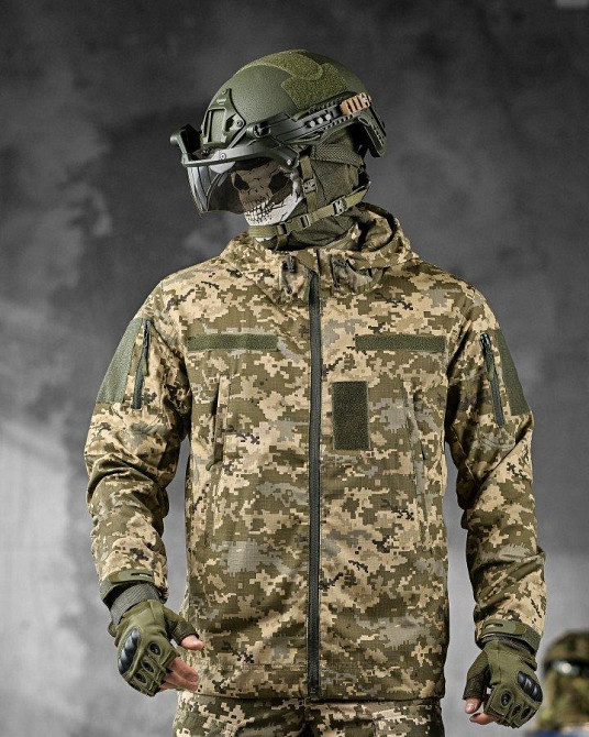 Весняна тактична куртка Mossad піксель Одеса - фото 1