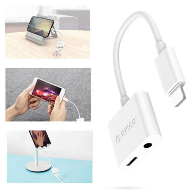 Перехідник Lightning to 3.5mm/Lightning 2LT-WH-BP Orico (CA912797) Вінниця - фото 4